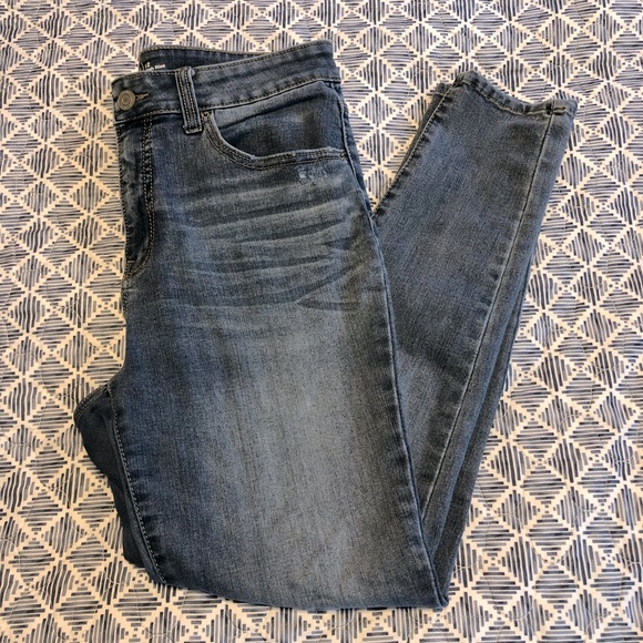 Time Tru High Rise Skinny Denim Jeans 